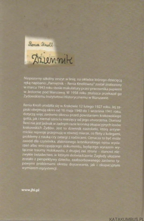Dziennik. RENIA KNOLL