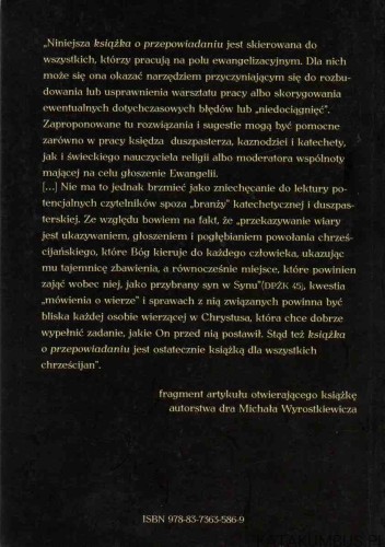 Przekaż mojemu ludowi co mówi Bóg. KAROL KLAUZA, MICHAŁ WYROSTKIEWICZ