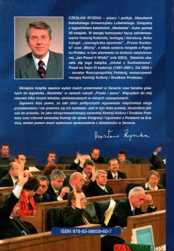 Prosto i jasno z senatu. CZESŁAW RYSZKA.