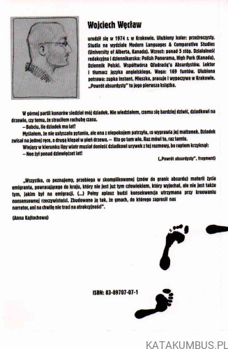 Powrót absurdysty. WOJCIECH WĘCŁAW