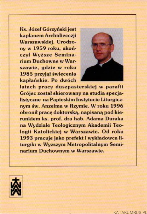 Matka Boża w misterium paschalnym. Ks. JÓZEF GÓRZYŃSKI