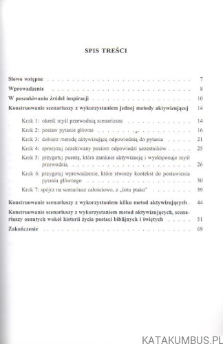 Konstruowanie scenariuszy katechetycznych. ZBIGNIEW BARCIŃSKI