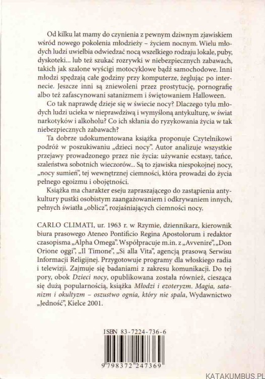 Dzieci nocy. CARLO CLIMATI