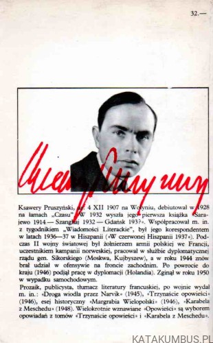 Opowieści. KSAWERY PRUSZYŃSKI