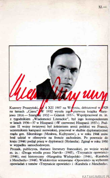 Opowieści. KSAWERY PRUSZYŃSKI