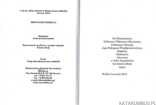 Księża tarnowscy w anegdocie. KS. ADAM NOWAK
