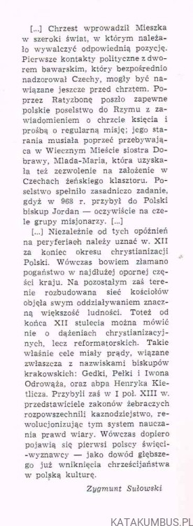 Księga 1000-Lecia Katolicyzmu w Polsce. Tom I. PRACA ZBIOROWA