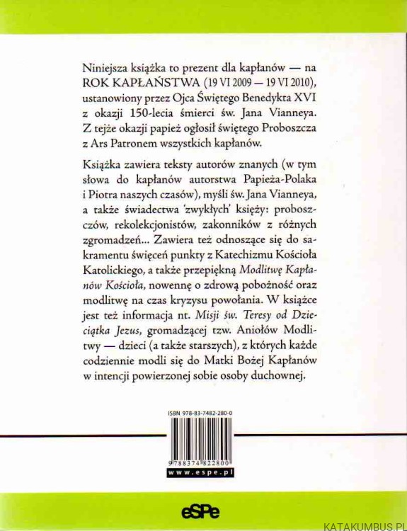 Chrystus potrzebuje kapłanów świętych! ANNA MATUSIAK