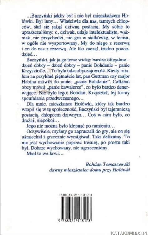 Dom Baczyńskiego. WIESŁAW BUDZYŃSKI