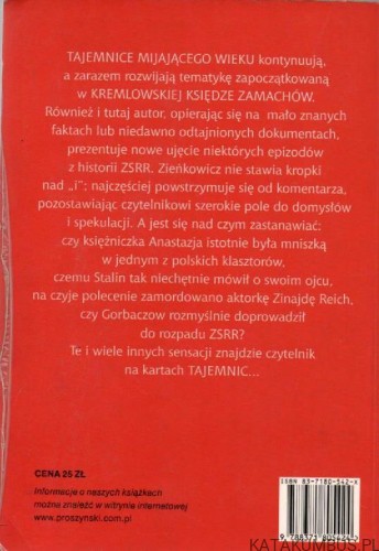 Tajemnice Mijającego Wieku T.1 i T 2. NIKOŁAJ ZIEŃKOWICZ
