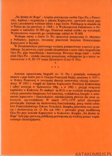 Na drodze do Boga. O. GRACJAN MAJKA OFM.