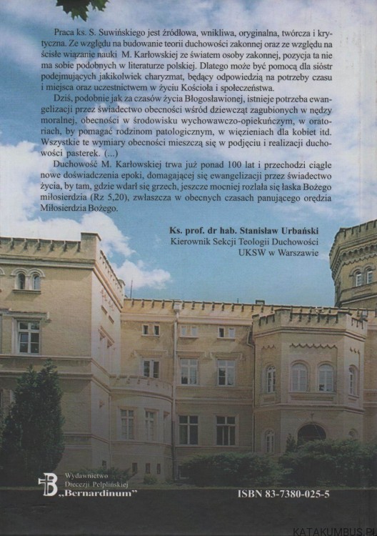 Duchowość sióstr pasterek. Ks. STANISŁAW SUWIŃSKI