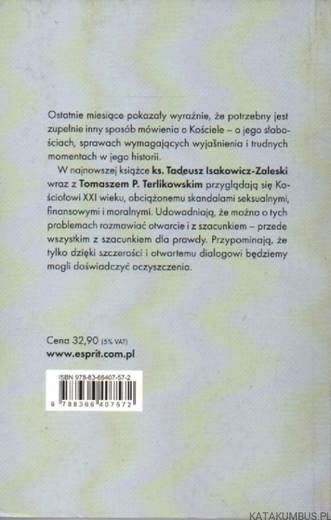 Kościół ma być przezroczysty. Ks. TADEUSZ ISAKOWICZ-ZALESKI