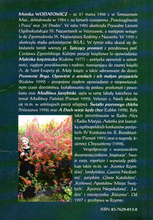 Gdzie rozkwitają płomienie. S. NOELA WOJTATOWICZ