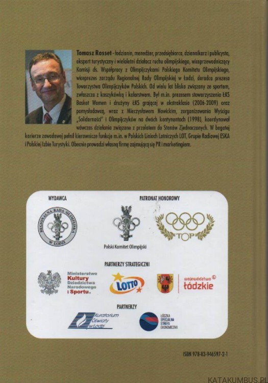 Leksykon olimpijczyków regionu łódzkiego. TOMASZ ROSSET_2