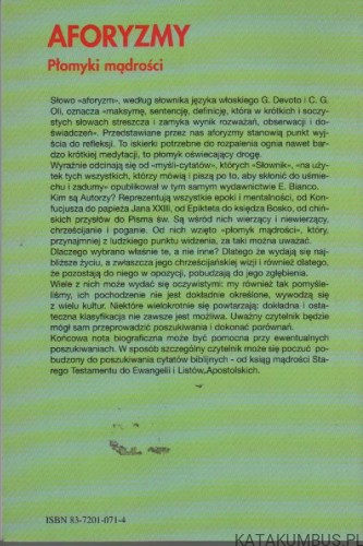 Aforyzmy. Płomyki mądrości. SILVANO GIANDUZZO