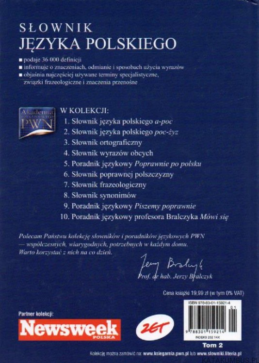 Słownik języka polskiego (poc-żyz). PRACA ZBIOROWA_2