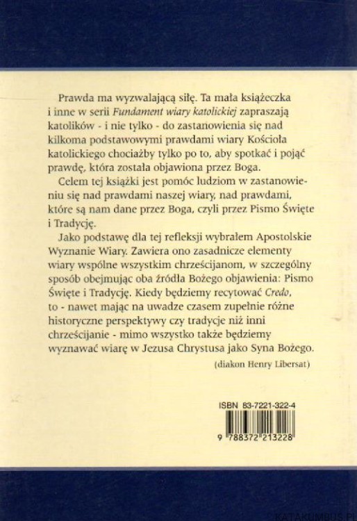 Wyznanie wiary. DIAKON HENRY LIBERSAT_2