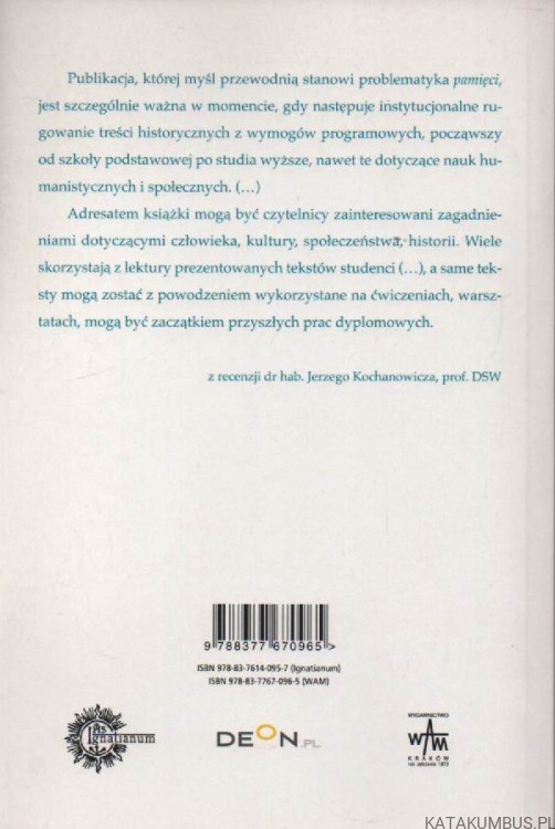 Pamięć, kultura, edukacja. PRACA ZBIOROWA 2