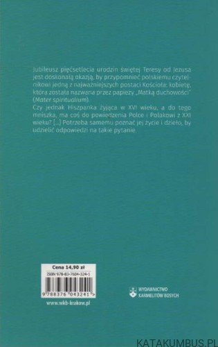 Teresa od Jezusa. CRISOGONO DE JESUS SACRAMENTADO OCD 2