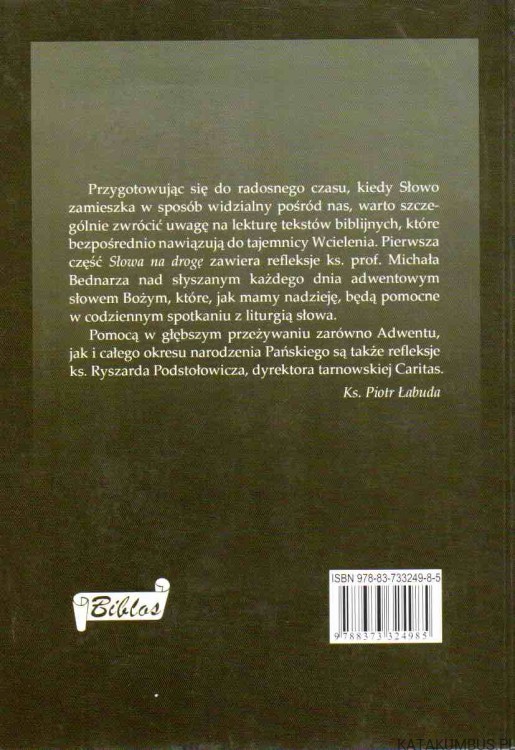 Słowo na drogę. Rok A. Część 1. Red. PIOTR ŁABUDA