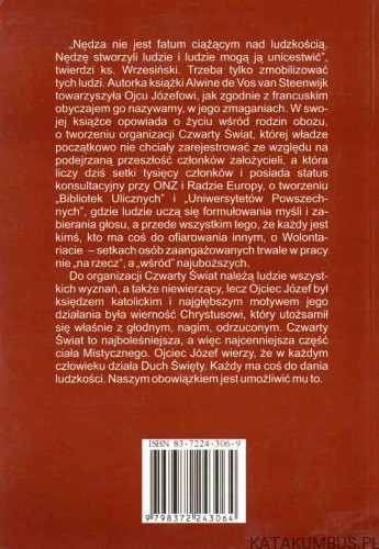 Ojciec Józef Wrzesiński. ALWINE DE VOS VAN STEENWIJK