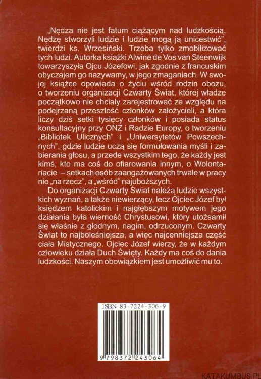 Ojciec Józef Wrzesiński. ALWINE DE VOS VAN STEENWIJK