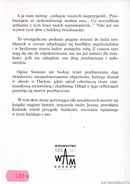 Ludzkie cierpienie i Boże przebaczenie. JACQUES SOMMET2