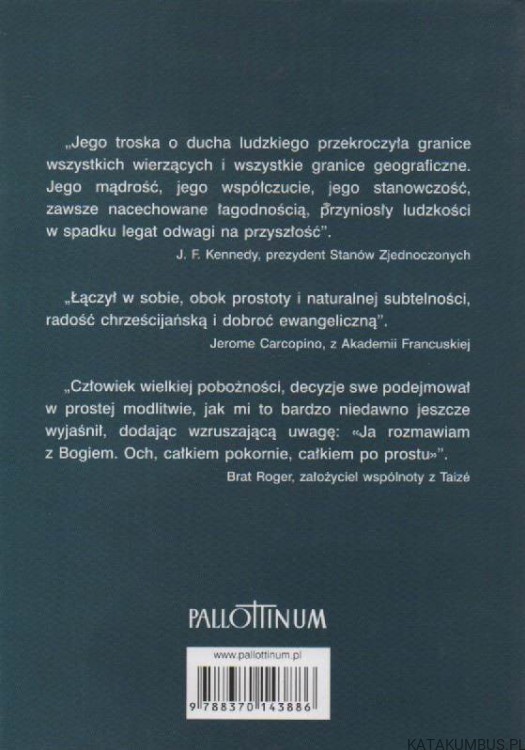 Jan XXIII i jego działalność społeczna. Red. Ks. STEFAN DUSZA SAC 2