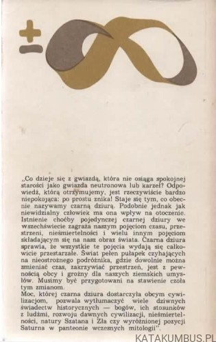 Czarne dziury: koniec wszechświata? JOHN TAYLOR