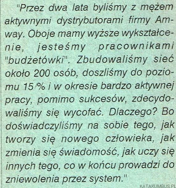 Amway / Ks. Andrzej Zwoliński
