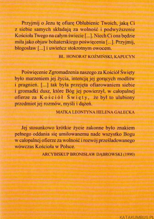 Za wolność kościoła. KRYSTYNA TRELA2