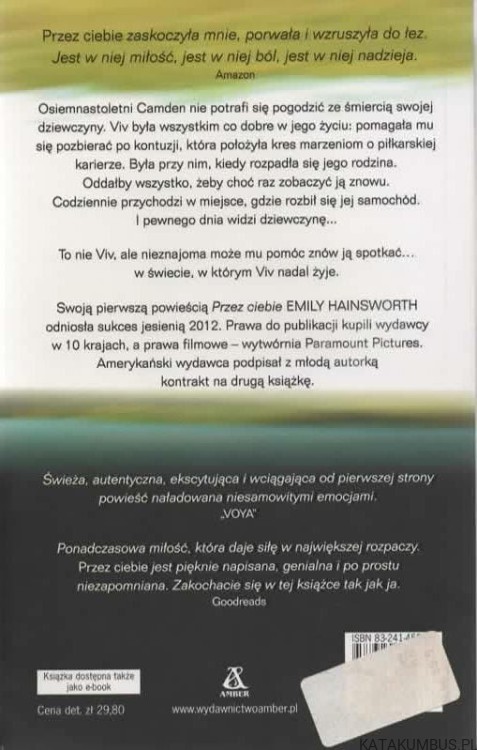 Przez ciebie. EMILY HAINSWORTH2
