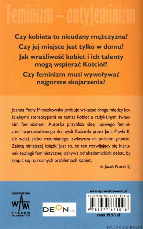 Feminizm - antyfeminizm. JOANNA PETRY MROCZKOWSKA 2
