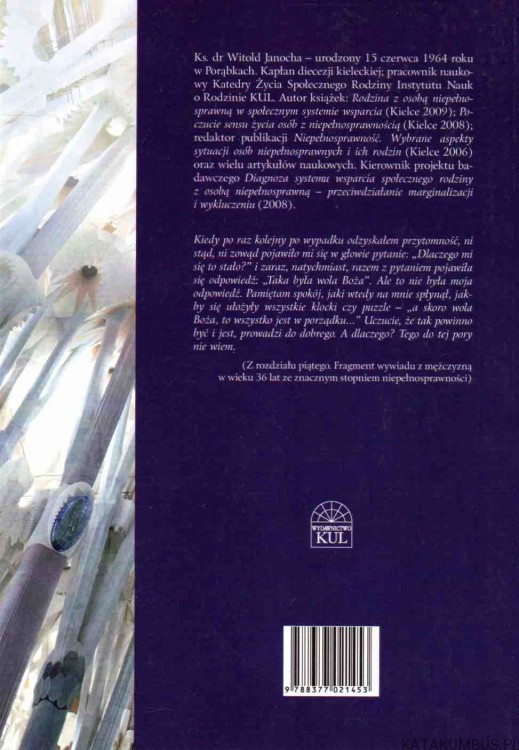 Religijność osób niepełnosprawnych i ich rodzin. KS. WITOLD JANOCHA2