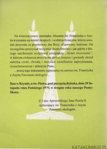 Świętego Franciszka z Asyżu braterstwo z przyrodą. NIKOLAI DOUBININ