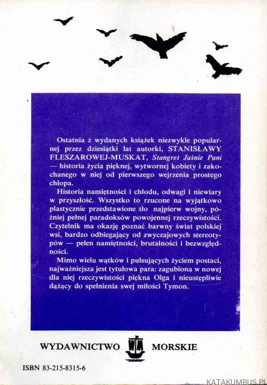Stangret Jaśnie Pani. STANISŁAWA FLESZAROWA-MUSKAT 2