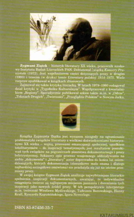 Wiek dokumentu. ZYGMUNT ZIĄTEK 2