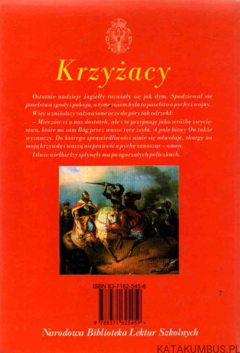 Krzyżacy. HENRYK SIENKIEWICZ