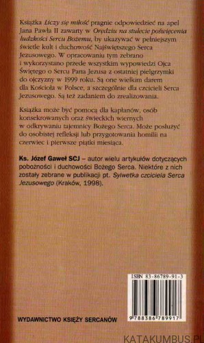 Liczy się miłość. Ks. JÓZEF GAWEŁ SCJ