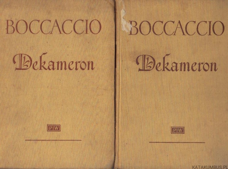 Dekameron. Tom I-II. GIOVANNI BOCCACCIO