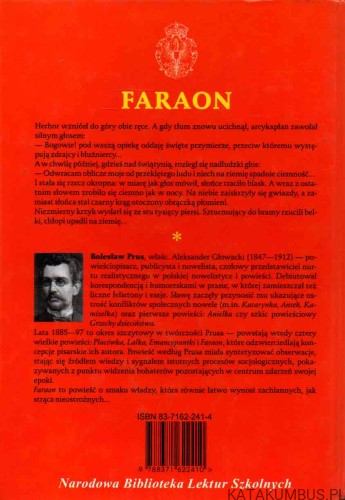 Faraon. BOLESŁAW PRUS