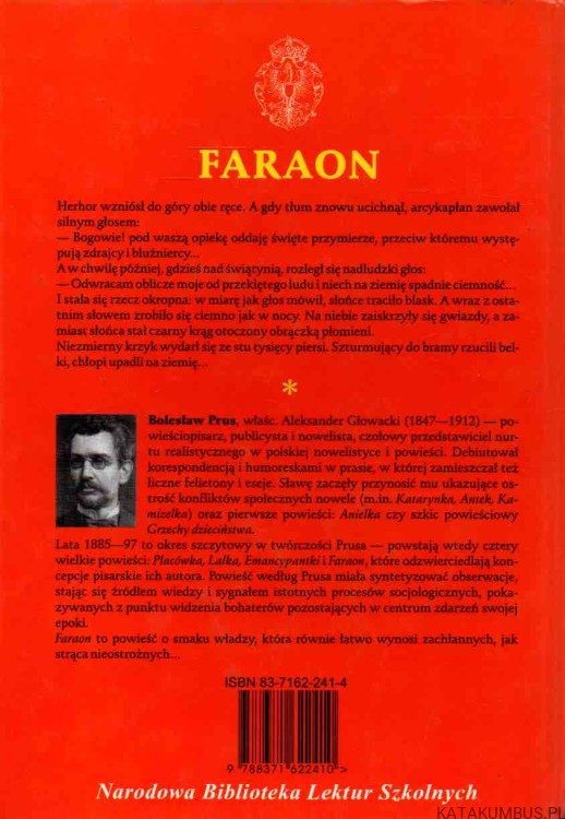Faraon. BOLESŁAW PRUS