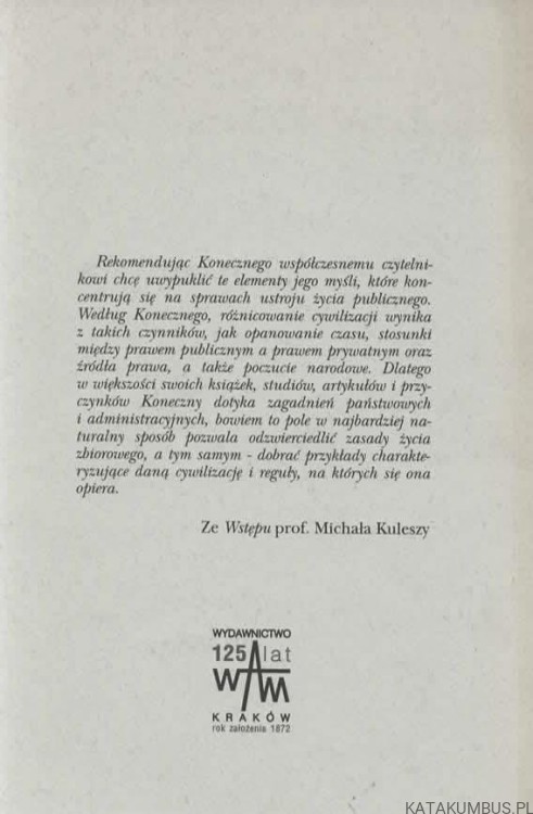 Państwo i prawo. FELIKS KONECZNY