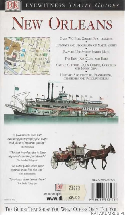 New Orleans. DK Eyewitness Travel Guides. PRACA ZBIOROWA