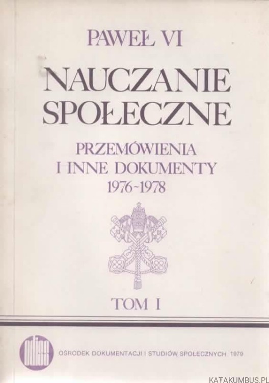 Nauczanie społeczne. PAWEŁ VI