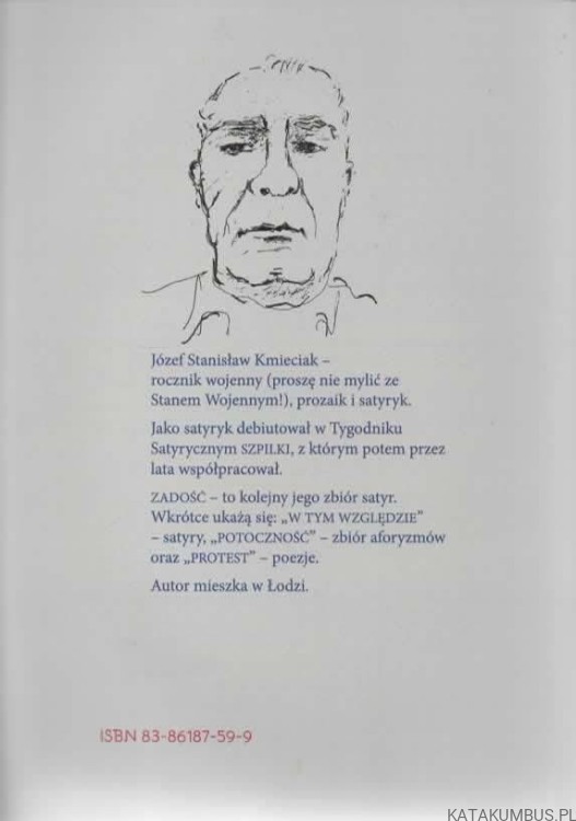 Zadość (satyry - cz.1). JÓZEF STANISŁAW KMIECIAK