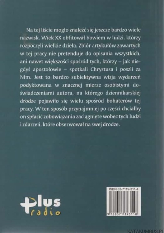Świadkowie XX wieku. PAWEŁ ZUCHNIEWICZ