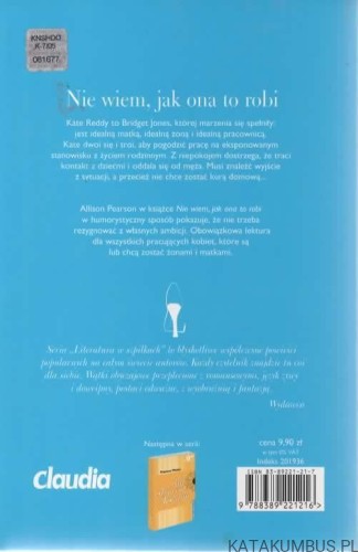 Nie wiem jak ona to robi. ALLISON PEARSON