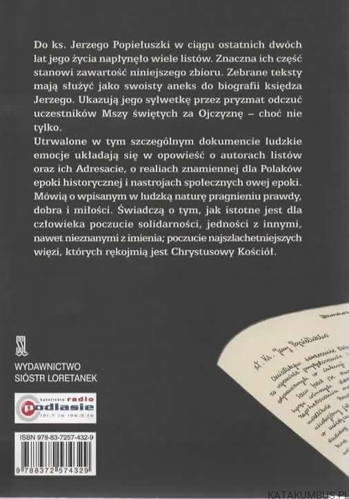 Pod adresem księdza Jerzego. Red. JOANNA DYGA